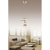 Kasırga 3 Renk Gold ( Sarı Beyaz ve Gün Işığı ) Luxury Led Avize Kristal Taşlı Concept