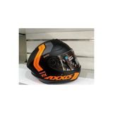 Kask Axxıs Draken S B4 Slıde Mat Flour Uyumlu Orange/Black