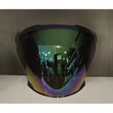 Kask Camı Mt Helmets V-37 Cosmo Yeni Nesil İridyum Mavi Vizör Çok Renkli
