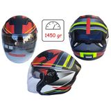 Kask Çenesiz Vizörlü Jk Mat A2 Kırmızı (M Beden)