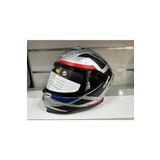 Kask Crn Fs-867 Mat Sılver/Blye/Red Gunes Vızorlu