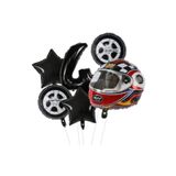 Kask Folyolu Yaş Rakam Balon Set, 4 5475678567547