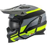 Kask Fullface X1 Seul Track Sway Gri-Siyah-Neon Yeşil Xxl - Gri - Siyah - Neon Yeşil