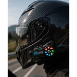 Kask Kamerası Bluetooth Bağlantılı 1080P Kayıt ve Akıllı Kontrol Sistemi - Kırmızı