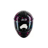 Kask Kapalı 802 Çocuk Ece Belgeli- Siyah Pembe Queen Grafik