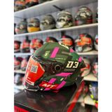 Kask Mt Cosmo Sv Sergıo Garcıa D18 Mat Pembe/Yeşil