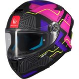 Kask mt Helmets Targo S C8 Brık Mat Pembe - XS