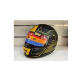 Kask Mt Jarama Baux B6 Mat Yesil/Sari/Siyah Cafe Racer