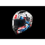 Kask mt Stınger Yozu A7 Parlak Mavi/beyaz