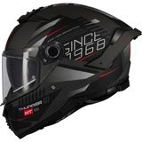 Kask mt Thunder 4 Sv Luminence D1 Mat Gri/siyah