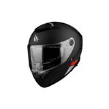 Kask Mt Thunder 4 Sv Solid A1 Matt Black Seffaf Vizor