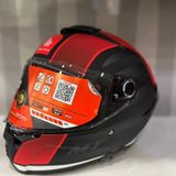 Kask Mt Thunder 4 Sv Tears B5 Mat Siyah/Kırmızı
