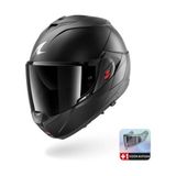 Kask Shark Oxo Dark Shadow Mat Çene Açılır Kask - XL - Mat Siyah