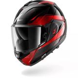 Kask Shark Oxo Mekarıum Çene Açılır Siyah/Kırmızı