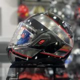 Kask Shark Oxo Sıkter Çene Açılır Gümüş/Siyah/Kırmızı