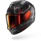 Kask Shark Rıdıll 2 Molokai Mat Siyah/Kırmızı