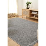 Kaşmir Halı Jüt Assos V2 Gri 80x150 cm Kilim