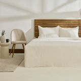 Kaşmir Home Arven Çift Kişilik Yatak Örtüsü Takımı Krem - 230 x 240 cm