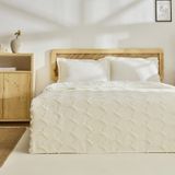 Kaşmir Home Emma Çift Kişilik Yatak Örtüsü Offwhite Beyaz