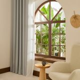 Kaşmir Home Harper Star Blackout 150x270 cm Açık Gri Perde
