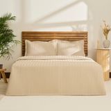 Kaşmir Home Infınity Çift Kişilik Yatak Örtüsü Takımı Bej - 240 x 250 cm