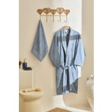 Kaşmir Home Maren Bornoz Set XL-XXL Mavi
