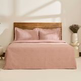 Kaşmir Home Serenty Çift Kişilik Yatak Örtüsü Takımı Rose - Rose Gold - 240 x 250 cm