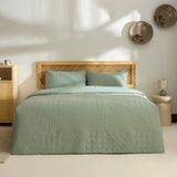 Kaşmir Home Tia Çift Kişilik Yatak Örtüsü Takımı Adaçayı - 230 x 240 cm
