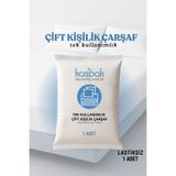 kaspak Çift kişilik LASTİKSİZ Çarşaf 200*240cm 1 adet tek kullanımlık