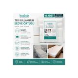 Kaspak disposable products Büyük Sedye örtüsü 10'Lu paket 100*240 cm