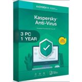 Kaspersky 3 Kullanıcılı 1 Yıllık Antivirüs