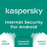Kaspersky İnternet Security For Android 1 Kullanıcı 1 Yıl Antivirüs