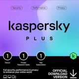 Kaspersky Plus 1 Kullanıcılı 1 Yıllık Sınırsız Vpn Esd ile Antivürüs