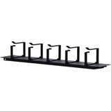 Kastap 2U 19'' Kancalı yatay metal organizer, kablo düzenleyici