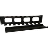 Kastap 2U 19'' Kızaklı metal organizer, kablo düzenleyici