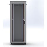 Kastap Lıva Serisi 19" Inç Dikili Tip Kabinet 42U 600 x 800 (Siyah)