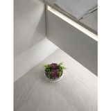 Kastasaksı 15x10 cm Bitkili Gider Kapatmak için Modern Dekoratif Saksı, Beyaz, Tek Dal