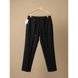 Kastrioti Regular Fit Jogger Keten Pantolon - Siyah - M