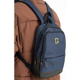 Kasva Deri Unisex Keten Kumaş Su Geçirmez Çanta, Sırt Çantası, Body Bag, - Lacivert