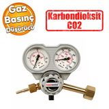 Kasweld 2104 Serisi Karbondioksit Co2 Gaz Basinc Dusurucu Cift Manometreli Tup Regulator Kaliteli