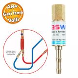 Kasweld Alev Geri Tepme Valfi Oksijen Kaynak 3006 O Gaz Salome Tup Hamlac Regulator Lulesi 20 Bar
