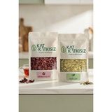 Kat Katkısız Hibiskus Çayı 100 gr Yeşil Çay 150 gr Detoks Paketi - 100GR+150GR