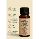 Kat Katkısız Keten Tohumu Yağı 50ML Soğuk Sıkım, %100 Saf ve Katkısız - 50 ml