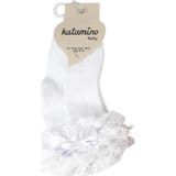 Katamino Tanla Aks Bebek Çorabı 46305 Beyaz 12-18 Ay