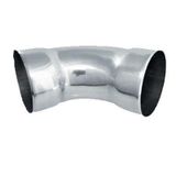 KATAR 50mm 45 Derece Şişme Dirsek Parlak 3'lü Paket