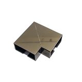KATAR 60x25x90 Ortadan Kanallı Dirsek 90 Bronz 2Li Paket