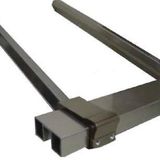 Katar Alüminyum Bronz Balkon Kurutma Askısı Kare Korkuluk 80x30