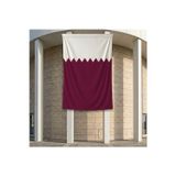 Katar Bayrağı 140gr Premium Raşel Kumaş 200x300 cm