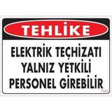 KATAR Elektik Teçhizatı Yalnız Yetkili Personel