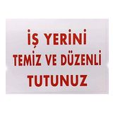 KATAR İş Yerini Temiz Ve Düzenli Tutunuz P0\